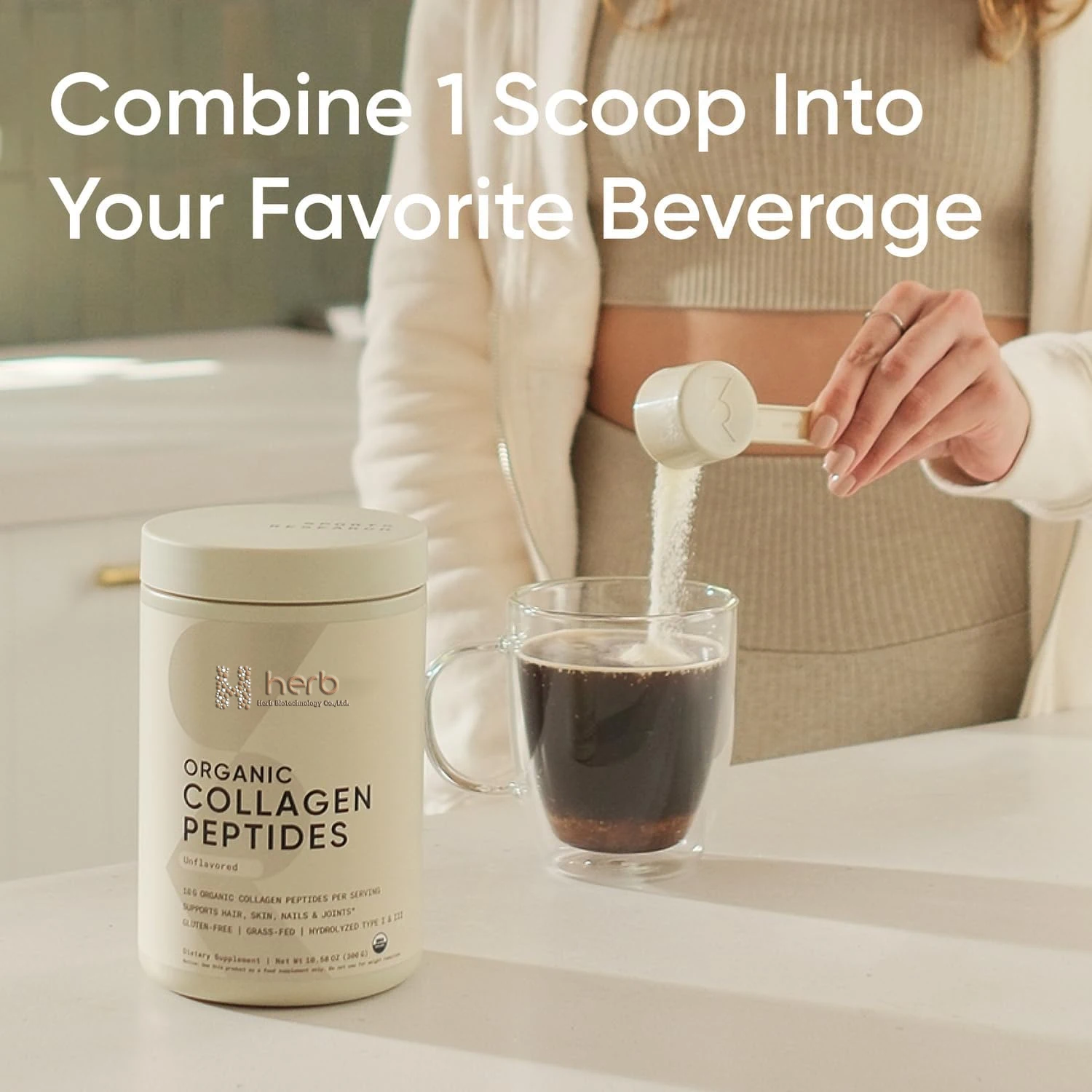 Private Label   Collagen Peptides Powder Drinks Types 1 and 3 For Skin,Hair and Nails Hydrolyzed Collagen powder