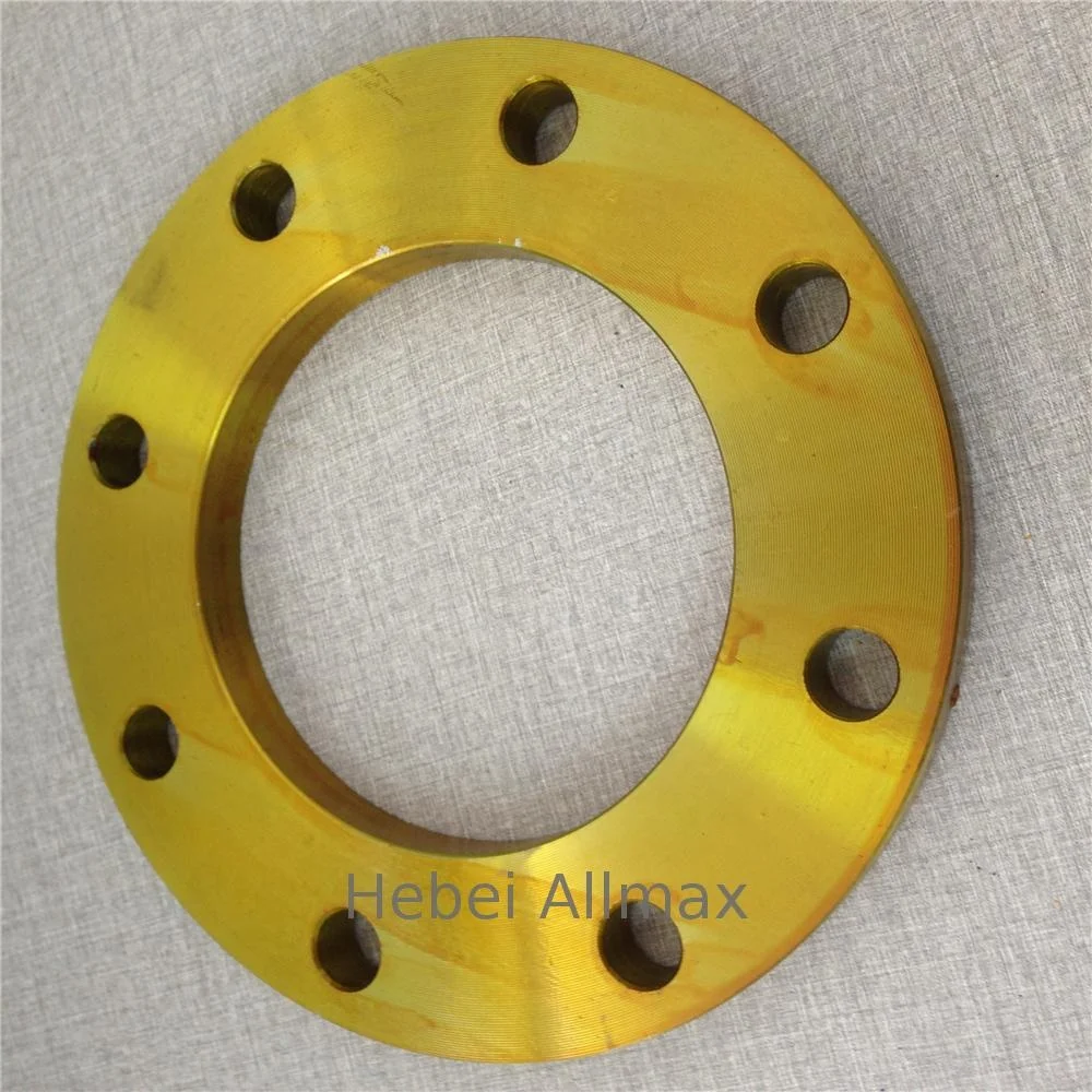 Ansi b16.5, кованые скользящие фланцы из нержавеющей стали, приподнятое лицо, мягко снижающий плоский фланец