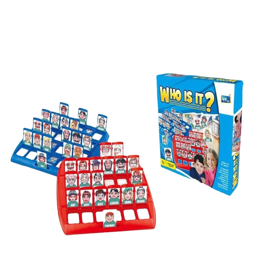 Hot selling early educational  toys character guessing game  Who is it  baby  logic board  game