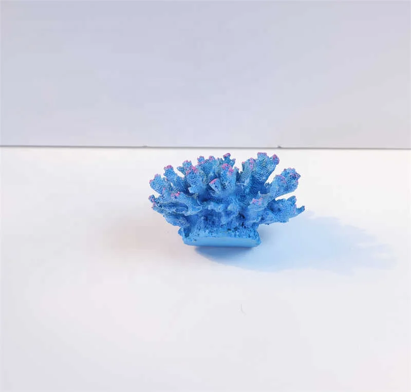 OEM/ODM Non-toxic resin lifelike resin artificial corals for fish tank Aquarium decorations