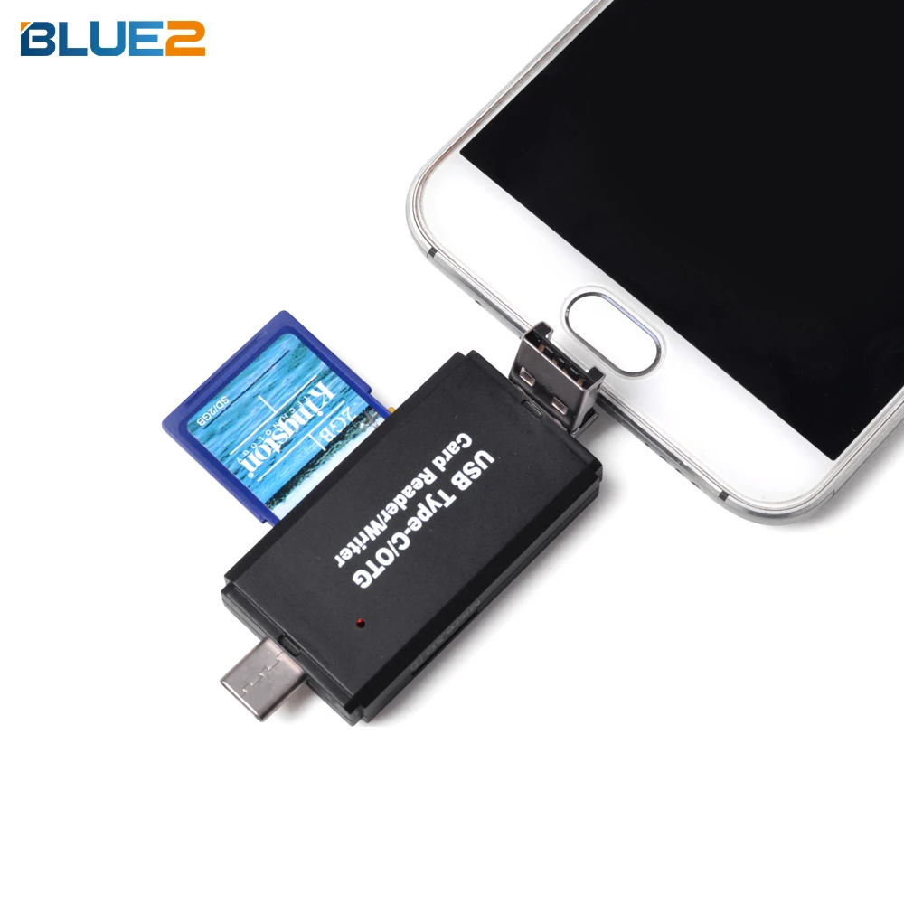  3 в 1 USB2.0 0 OTG Type-C памяти Mirco SD кард-ридер адаптер для телефона