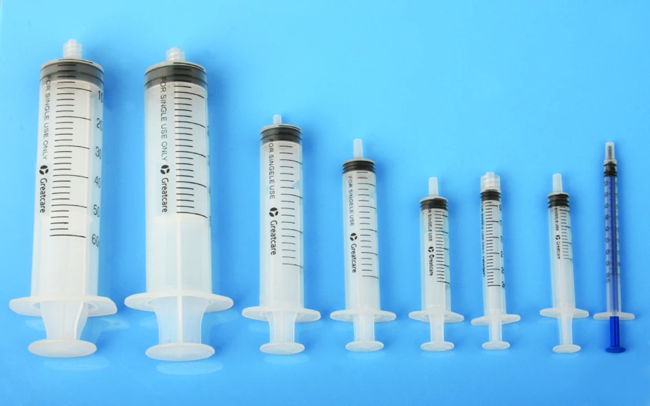 
3 Part Disposable syringes best prices / Luer slip or luer lock 1ML-60ML 