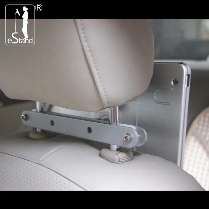 eStand BR24002 vehicle-mounted metal car rear seat for entertainment ads digital stand for iPad tablet