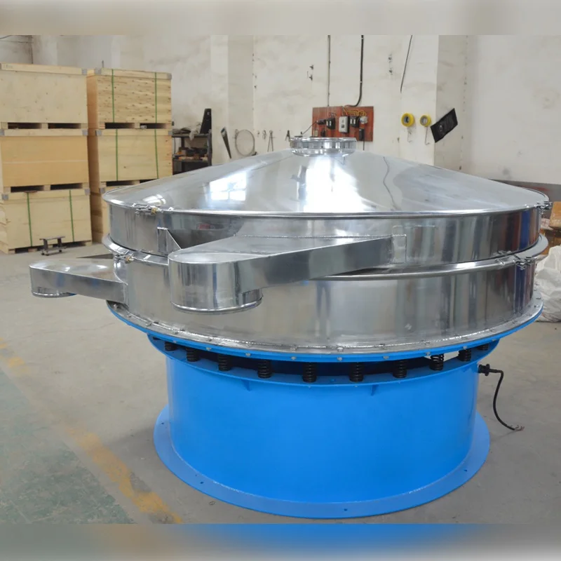 Circular Vibration Separator Beverage Food Fruit Filter Screening Machine Chocolate Soya Milk Vibrating Liquid Sieve for Oil