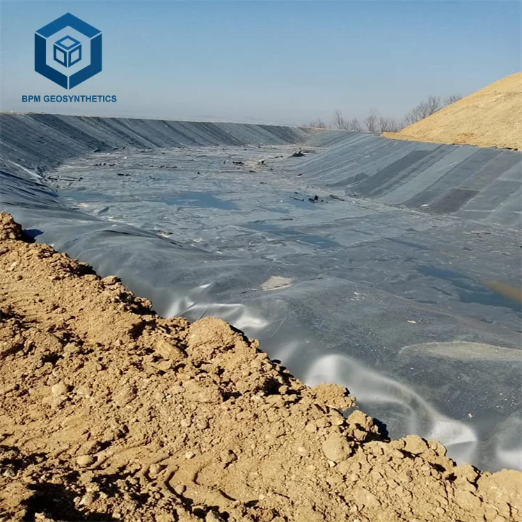 Waterproof High Density Polyethylene Liner Geomembranas for Mining Project in Kenya
