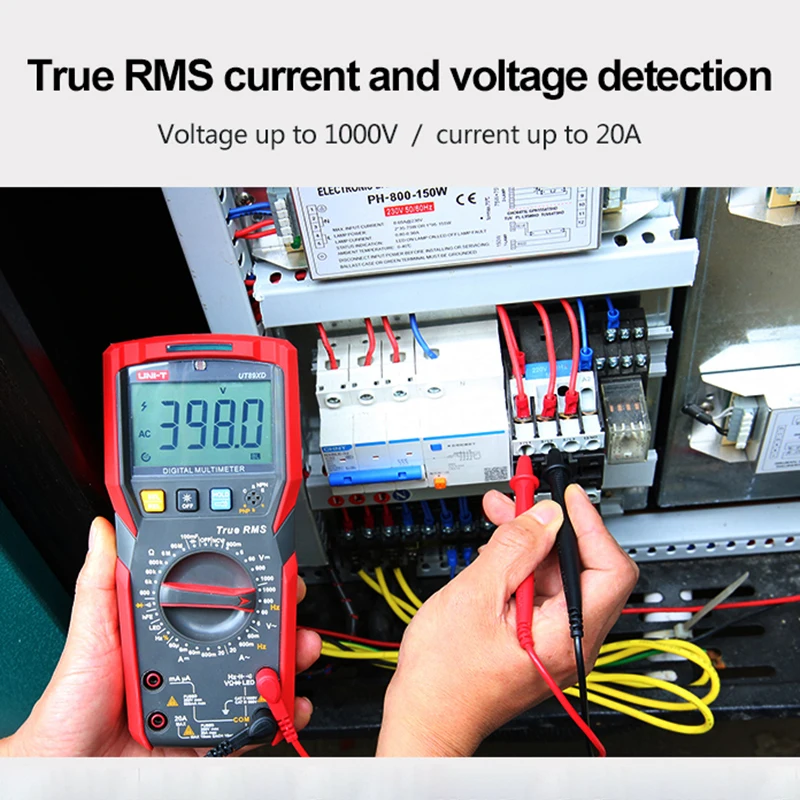 UNI-T Multimeter Digital Professional UT89X True RMS NCV 20A Current AC DC Voltmeter Capacitance Resistance Tester Multimeter
