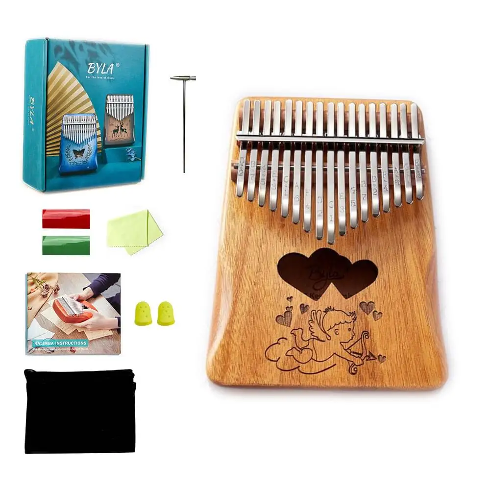 lovely cute vbh kalimba jecko wooden musical instruments portable finger piano