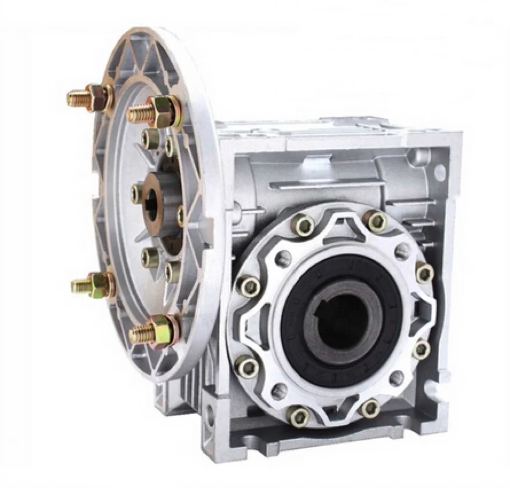 90 degree Gearbox NMRV030 Worm Gear Speed Reducer 5:1 - 80 :1 for 9mm or 11mm input shaft