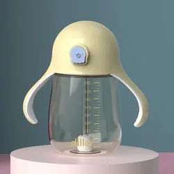 PPSU bpa free baby kids milk straw water bottle for baby