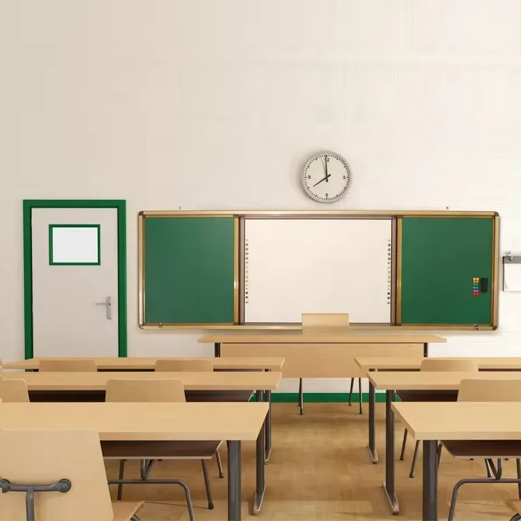 Sliding classroom whiteboard greenboard student school fur board university teaching sliding green board white board