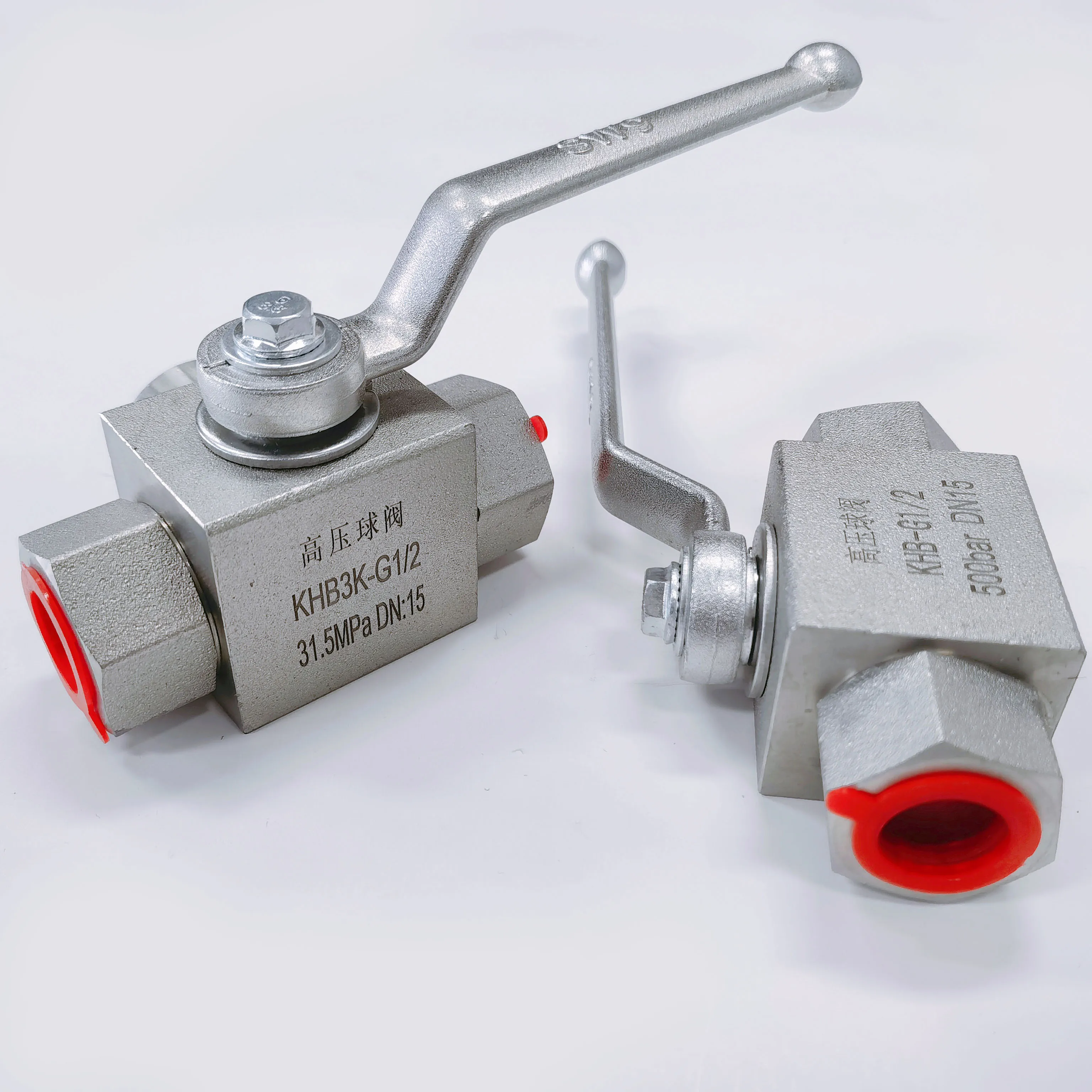 Two Ways KHB Series Carbon steel Hydraulic high pressure Ball Valve