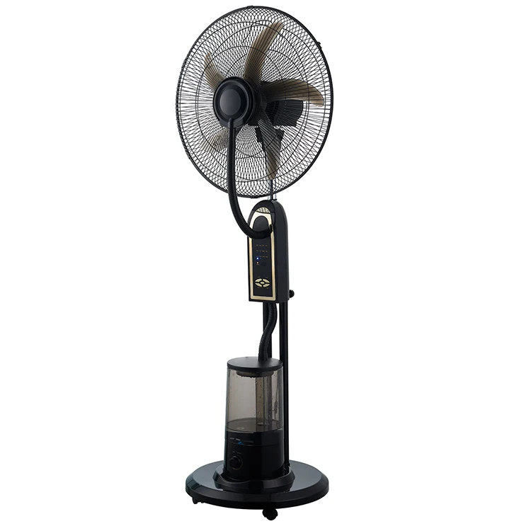 Home Appliance spray Oscillating Pedestal Fan Fog Standing Fans 18 Inch Water Mist fan for Hot Weather