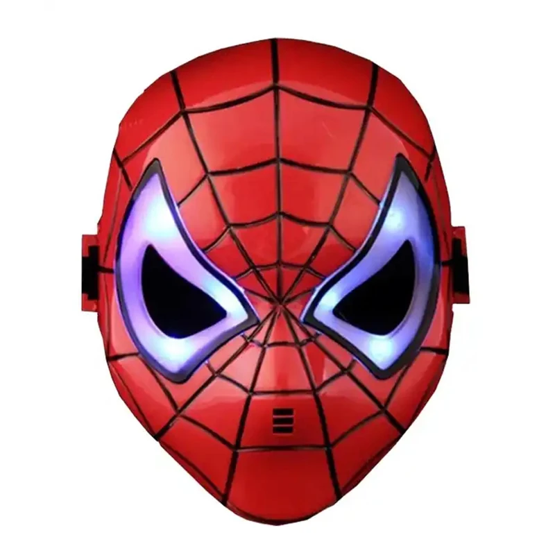 new LED Flashing Spider Man Mask Light Up Costume Party Mask