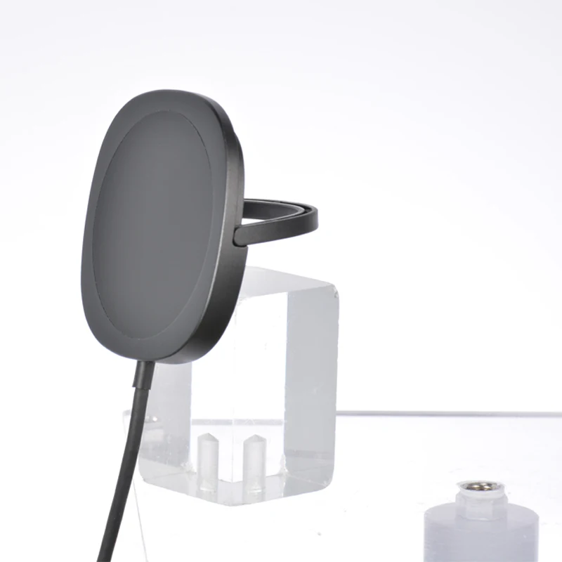 Прямая поставка с фабрики бесплатный образец 15 Вт портативное быстрое алюминиевое qi Быстрое беспроводное зарядное устройство для телефона