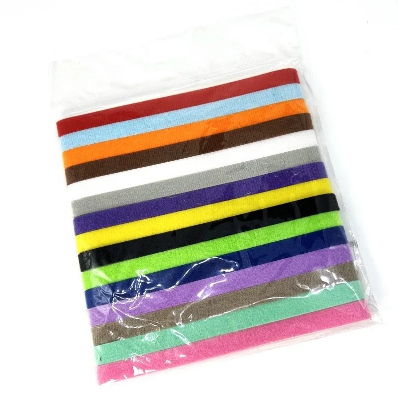 Newborn Pet Collar Double sided Soft Adjustable Dog Id Collar Newborn Pet Dog Cat double side reusable hook and loop strap