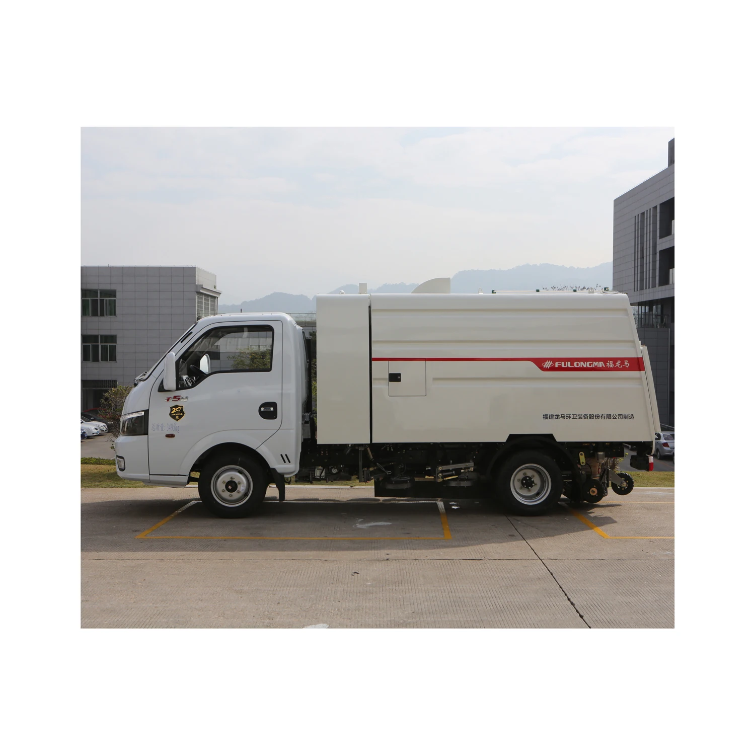 
FULONGMA diesel power small road sweeping truck road sweeper 