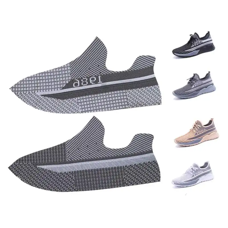 Custom Soft Mesh Shoe Vamp Casual Walking Sport Shoe Upper Breathable Fly Knitting Shoe Upper
