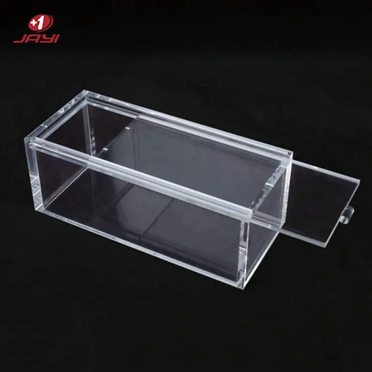 \t acrylic sliding lid box