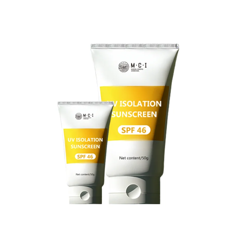 OEM, частная этикетка, оптовая продажа, солнцезащитный крем для кожи, Spf 46, органический отбеливающий крем для лица, лица и тела, солнцезащитный крем