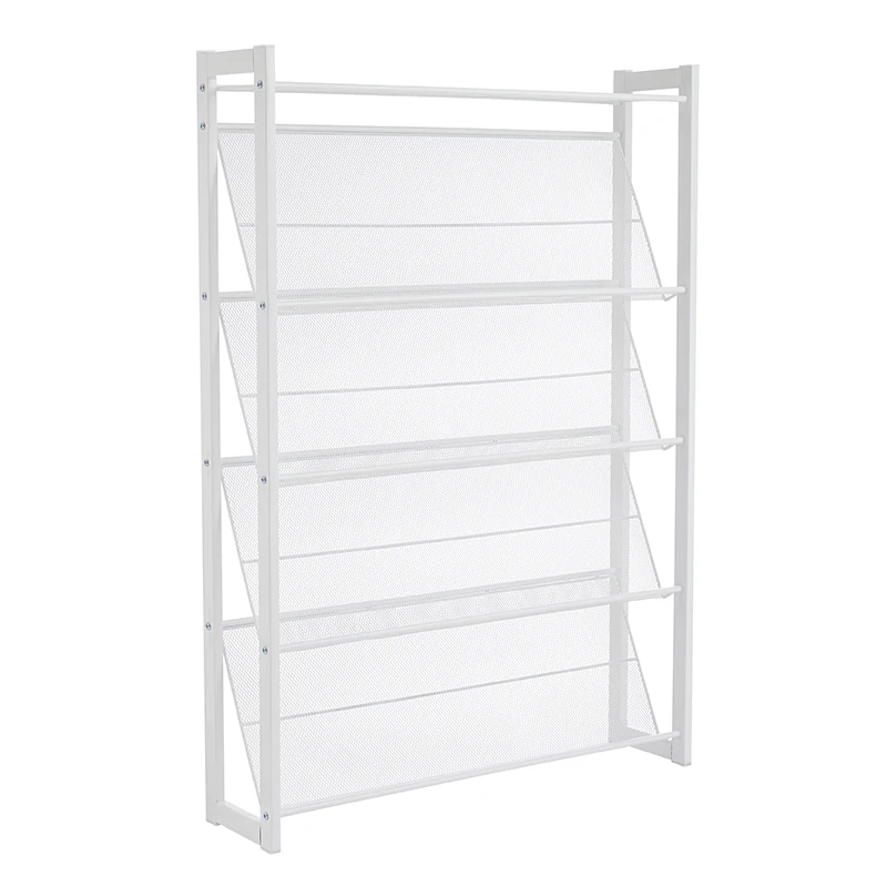 space saving home modern adjustable living room furniture entryway and hallway metal wire storage organizer stands shoe racks