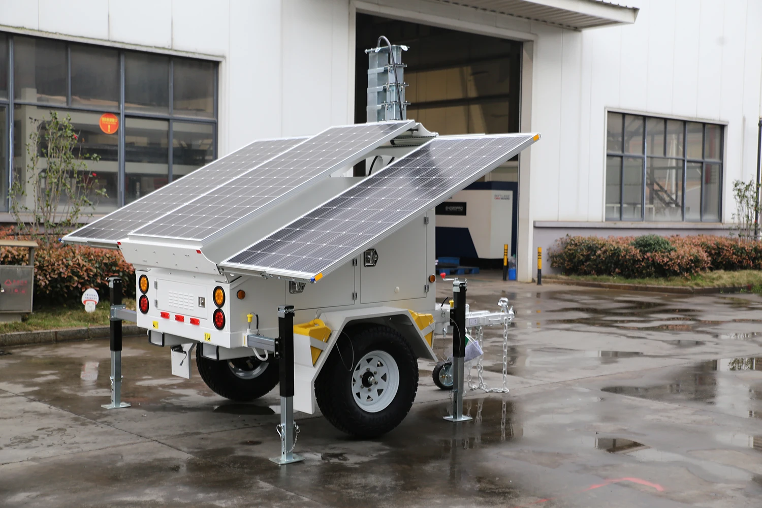 Solar Trailer Emergency Rescue Construction Industrial  Solar Energy Storage