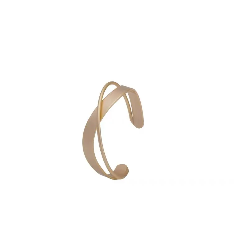 14k Gold matte Bracelet Female Minority