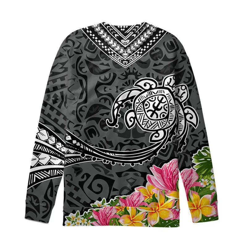 
Street wear workout hoody men clothing American Samoa Polynesian with Turtle grey hoodies vendors sweatshirt tagless hoodies 