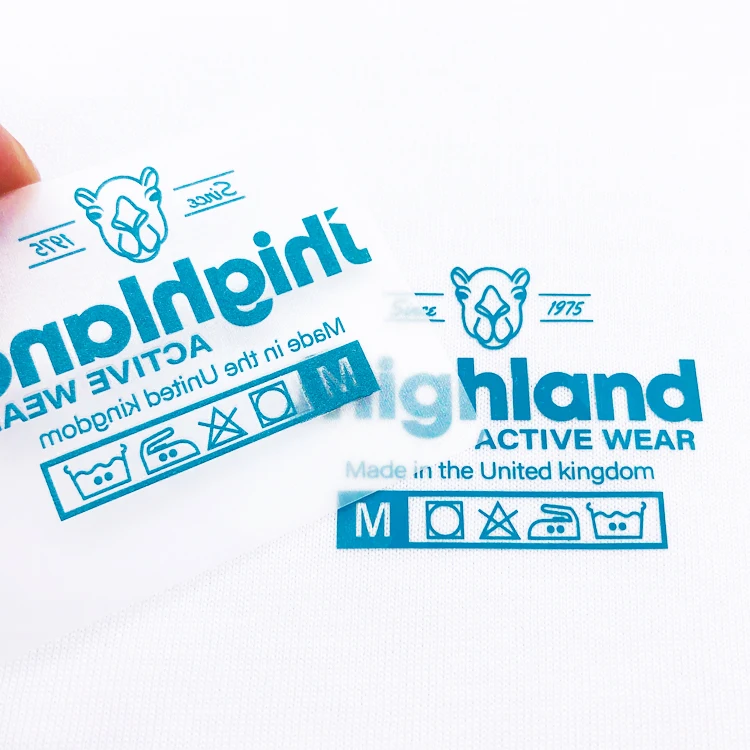 Термотрансферная этикетка, печать логотипа на заказ, термопресс, этикетка на шею для футболок