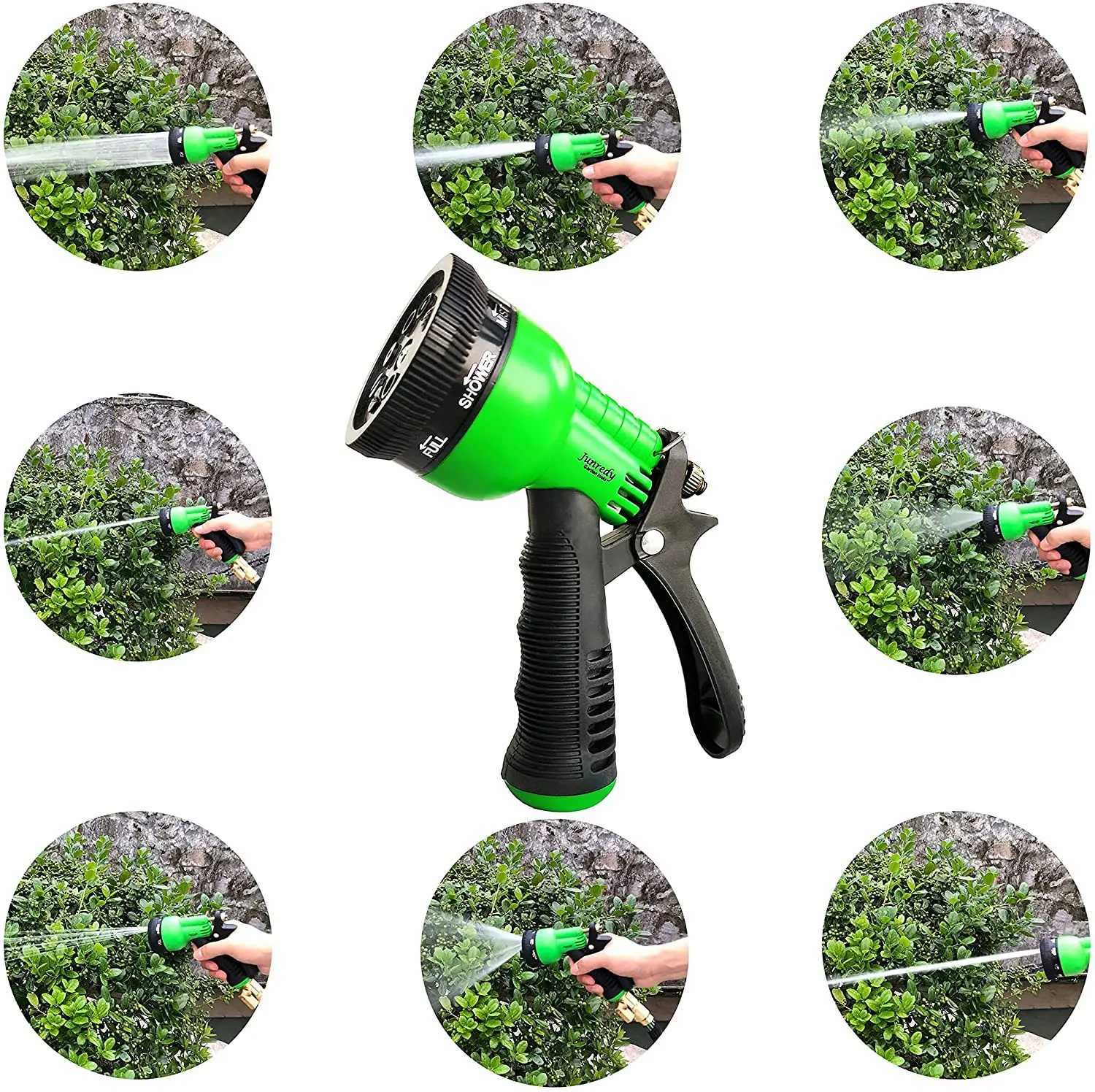 Watering Hose with Spray Gun Car Hose Pipe Irrigation Garden Supplies Water Hose covered with strength fabric