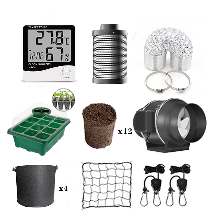 Commercial Plant Complete Kit Commercial Hydroponic Growing Tents Full Spectrum Led Grow Light For Indoor