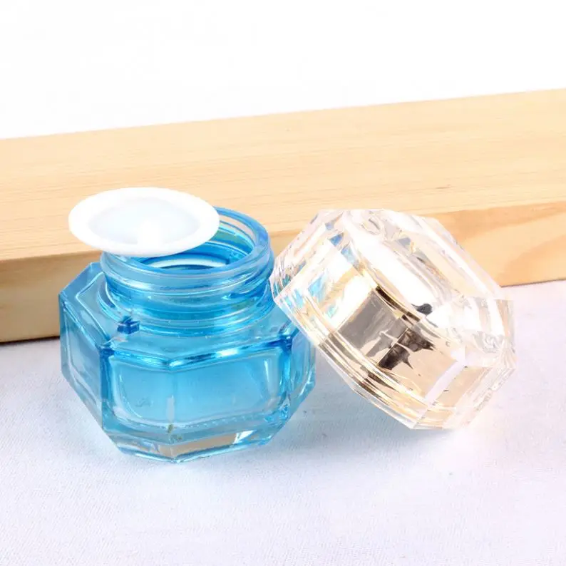 Fashionable and charming new design manufacturers direct selling quality  60ml glass cream glass jar
