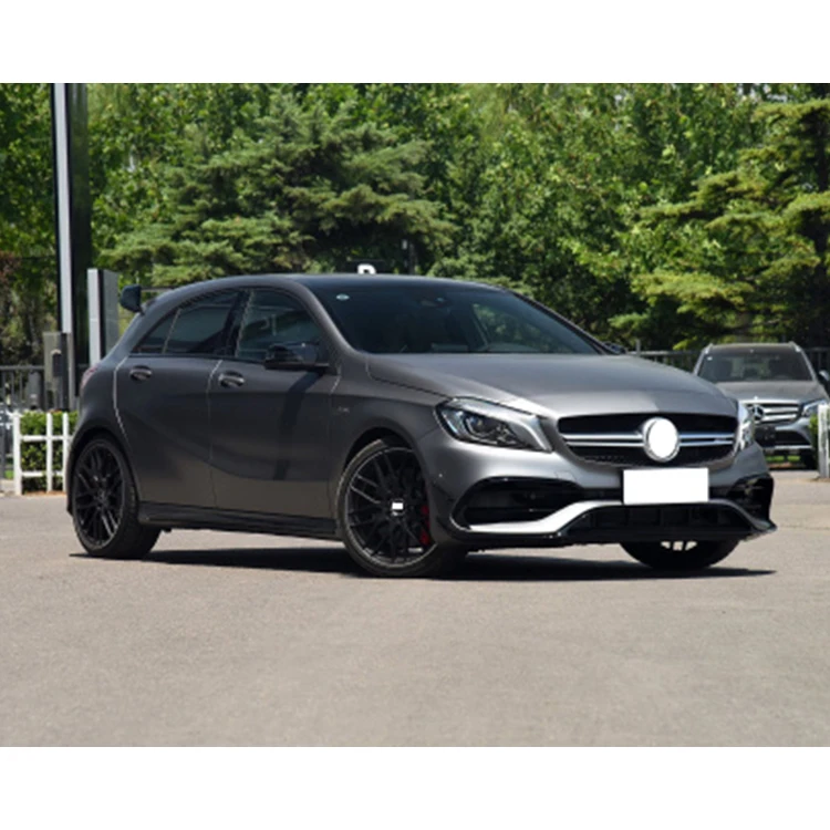 Body Parts Full Bodykit Bumper Car Front Grill Car For Mercedes-Benz A Class W176 2016 2017 2018 Upgrade To A45