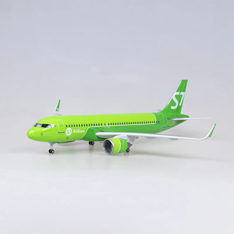 1/80 Scale 47CM Siberian Airlines Airbus A320neo Aircraft Model Civil Aviation Passenger Aircraft Simulation Decoration Gift