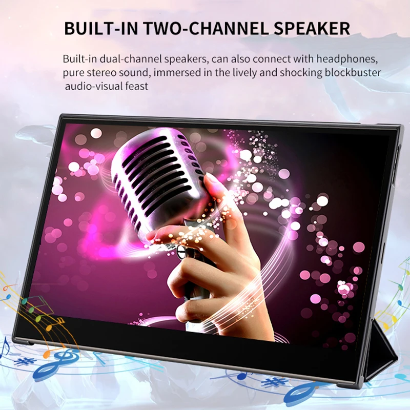 Best Sellers touch screen monitor Thin Design 15.6 Inch 1080p Oled Portable Monitor With Type-c Battery