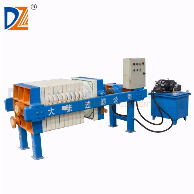 Hydraulic Recessed  Filter Press for Wastewater Treatment and Mixed Sludge Dehydration