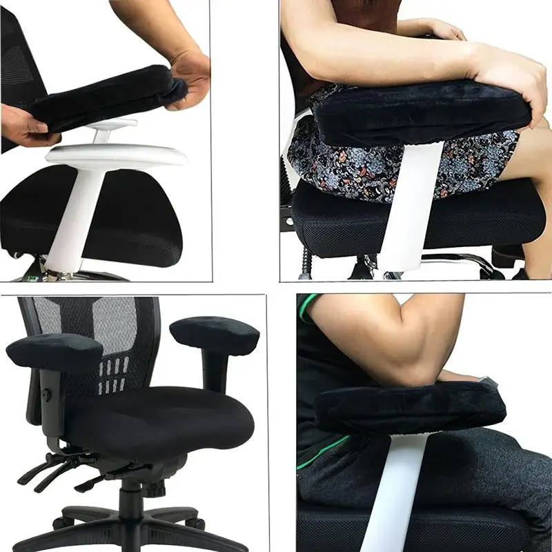 
Comfortable Soft Memory Foam Chair Parts Office Chair Arm Pad/Armrest Cover 
