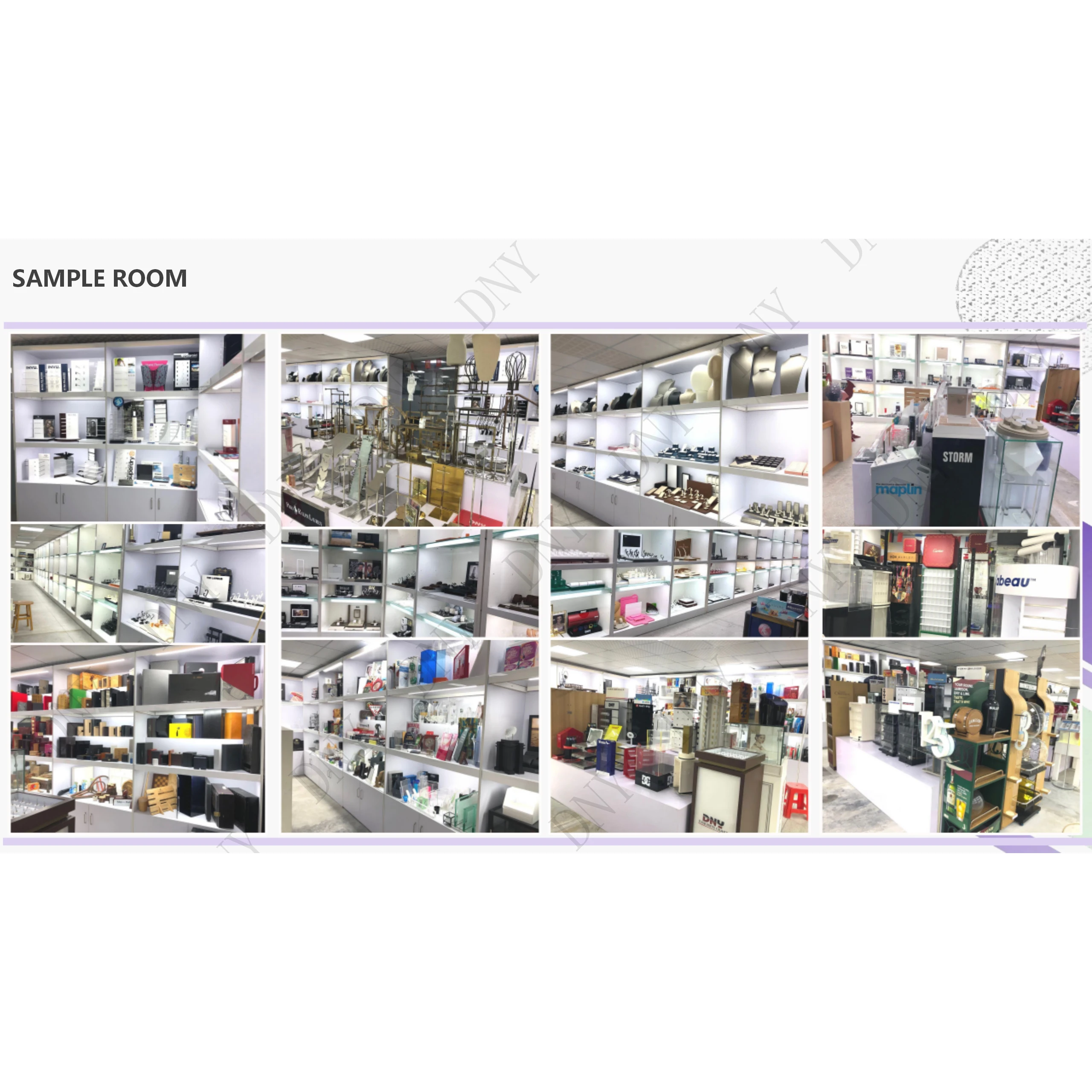 Factory custom fashion acrylic watch display stand set for shop counter add brand influence