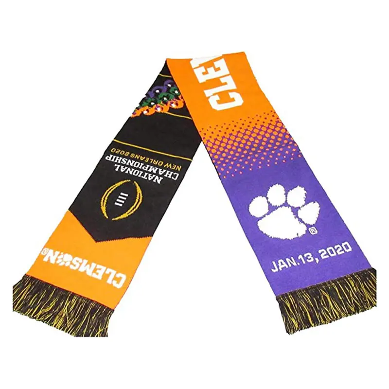 2024 Wholesale World Championship Cup European Cup Scarf Sports Knitted Jacquard Fans Scarf Scarves for Football Soccer Team Fan