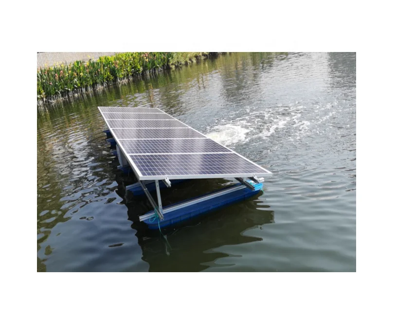 Solar aerater pump for fish pond