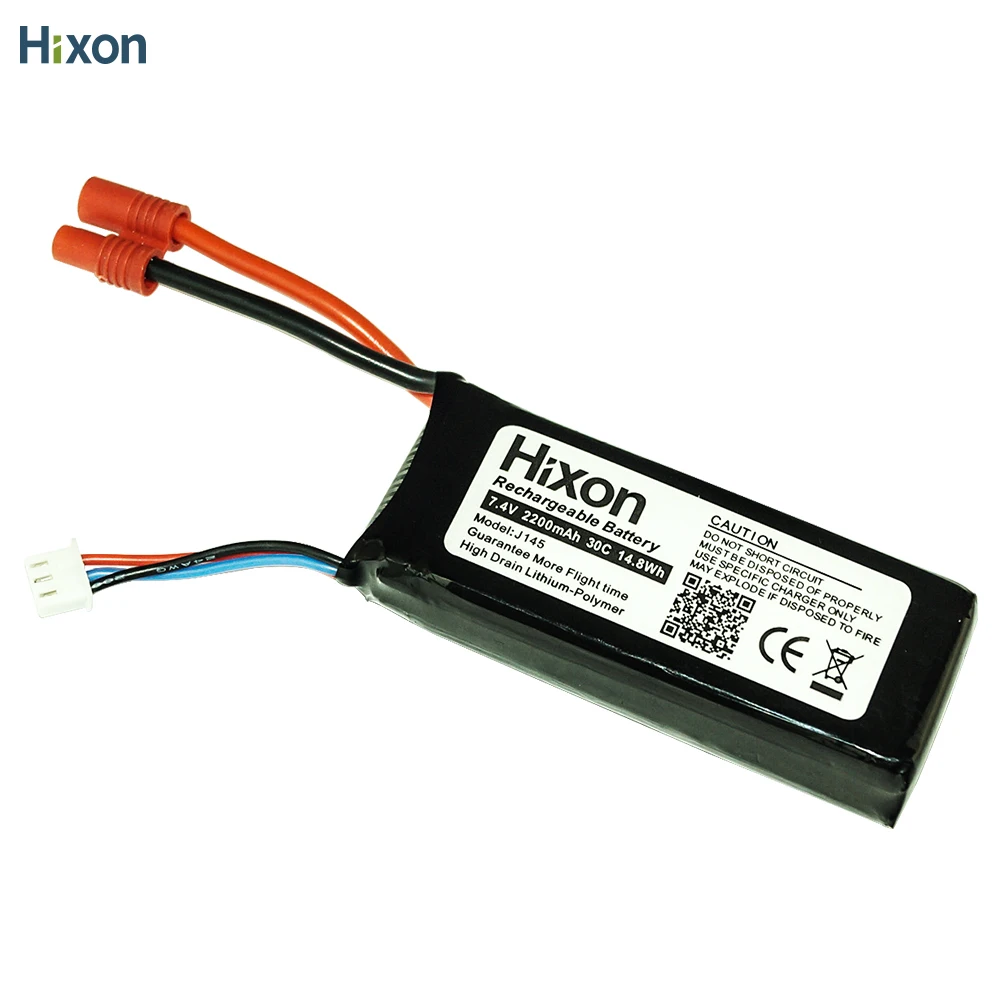 2 pcs Hixon 2200mAh 7.4V 25C Lipo Rechargeable Battery Fits Well For SYMA X8C RC Drone