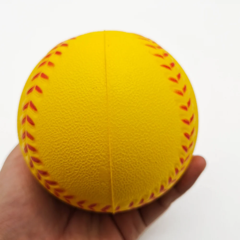 Custom Kids Baseball Base Ball Practice Training Softball balls Child Sports Team Game PU sponge foam ball for children playing