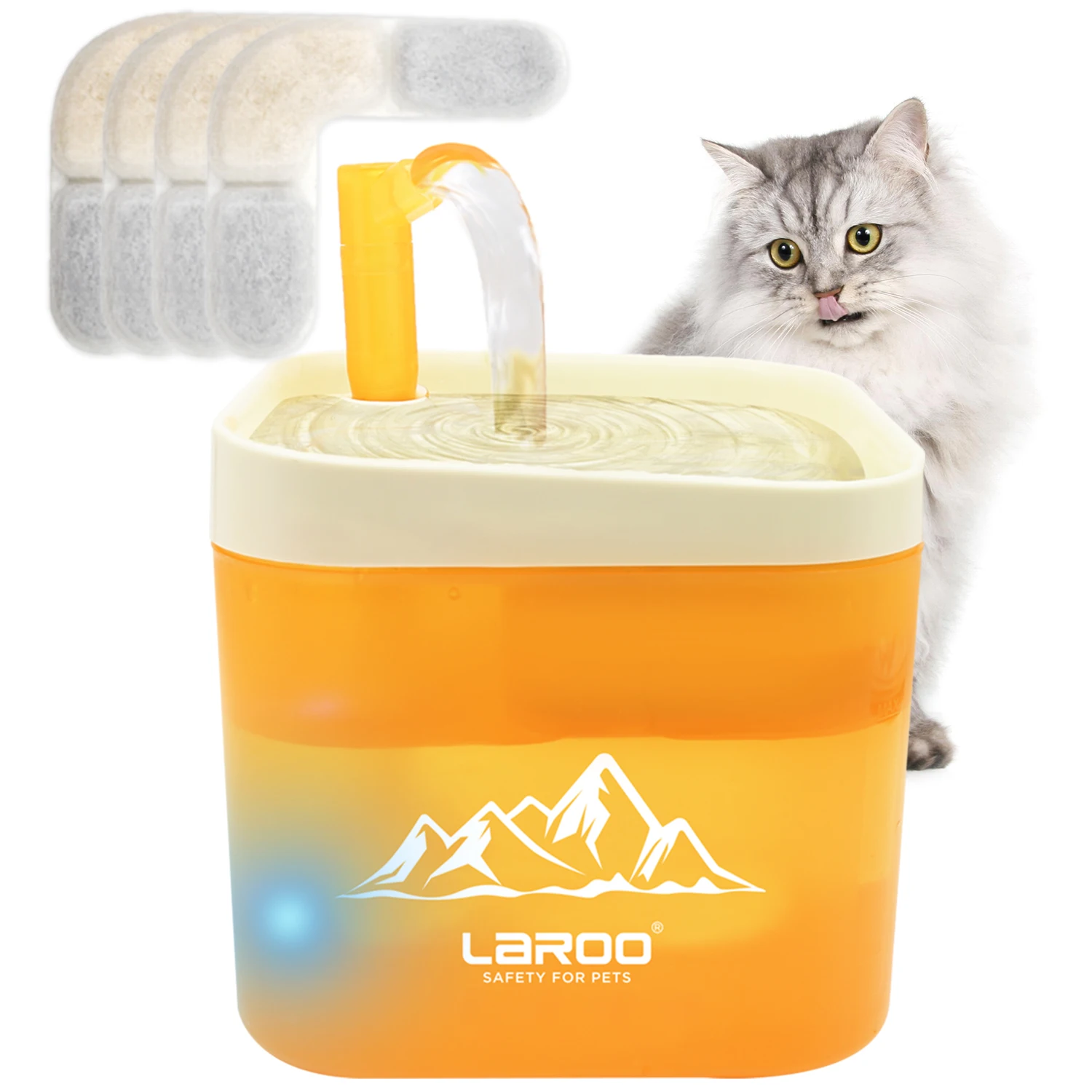 Laroo pet LED  Automatic water fountain Replacement filter element