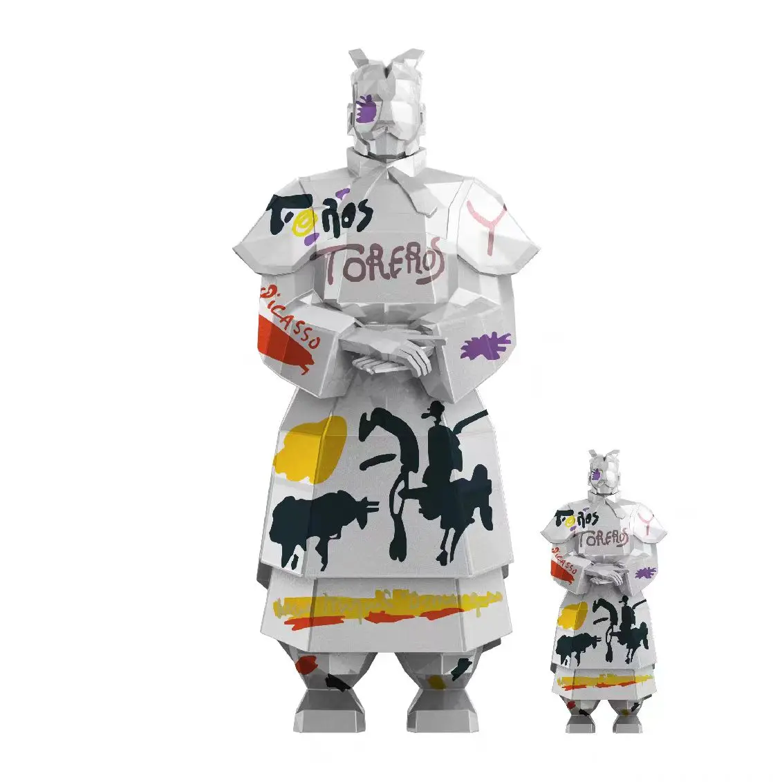 Wholesale price This ARMY The terra-cotta Matador garage kits Picasso art collection official joint name(1000%)