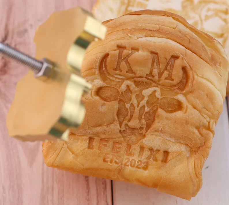 Customized Digit DIY EVENT Personalize Chief Branding Iron Replaceable Head Wooden Handles Grilling Tools and STAMP