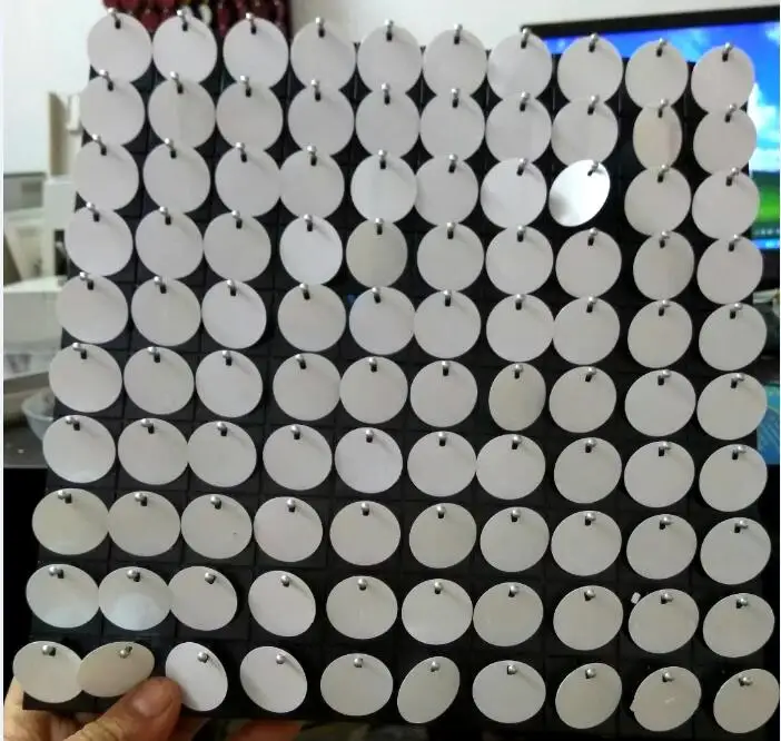 Wedding Backdrop Decoration Iridescent Light pink Shimmer Sequin Panels Wall