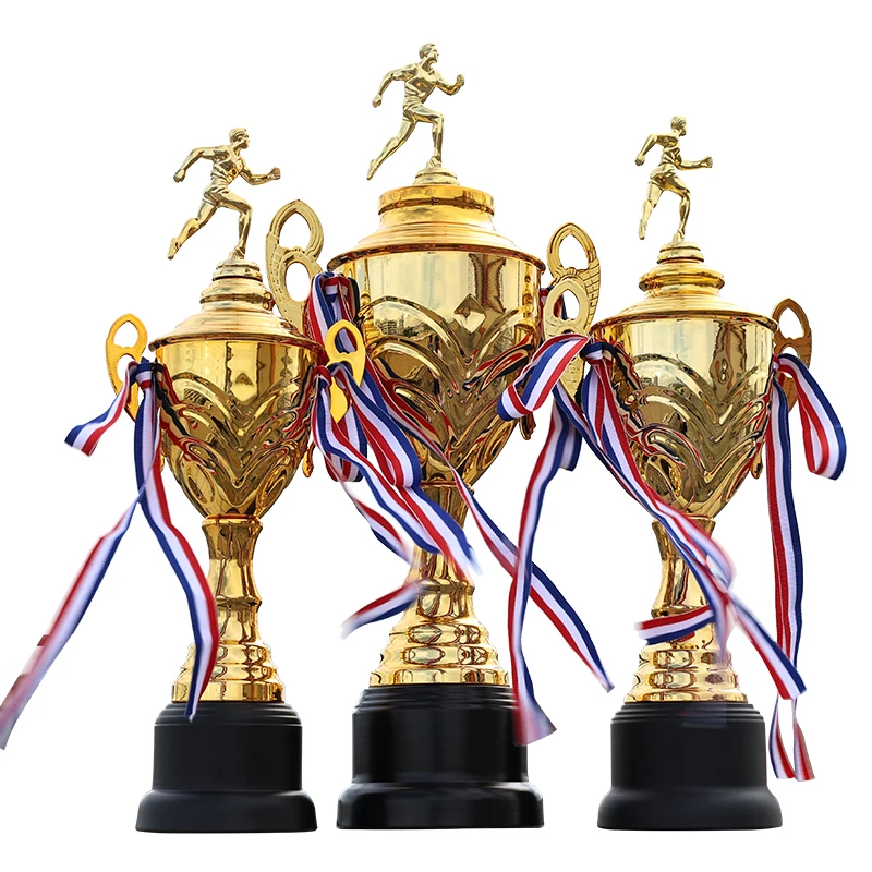 Manufacturer Custom Wholesale Laser Logo Marathon Running Run Sports Trophies