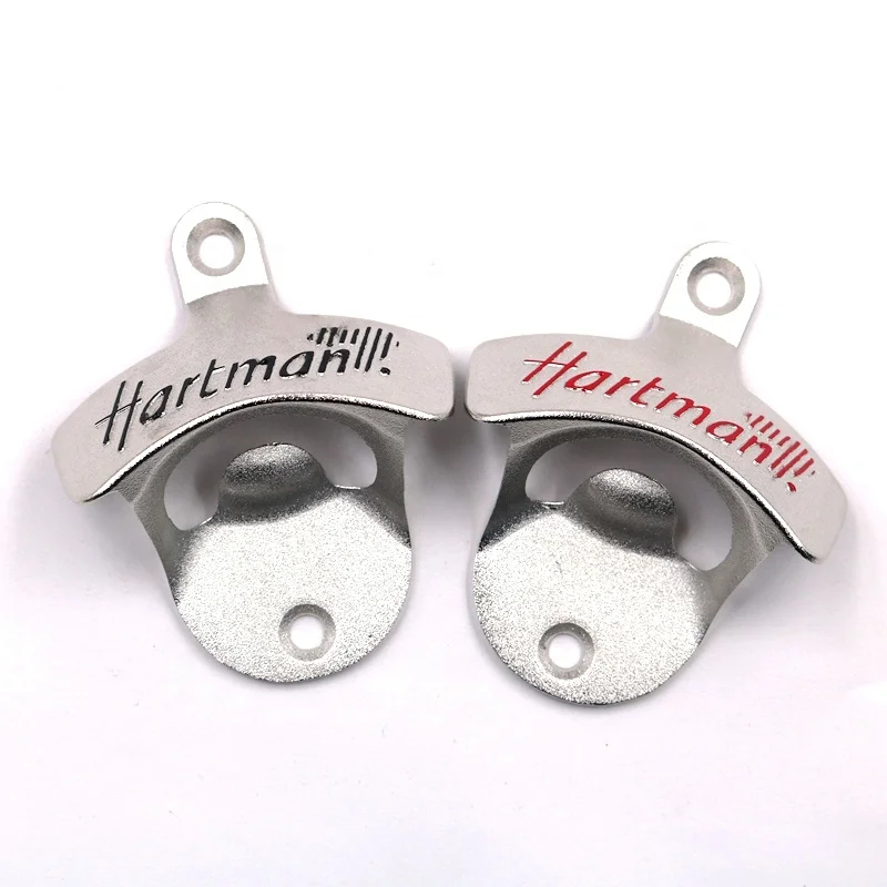 Цветной металлический настенный Открыватель для бутылок с логотипом завода