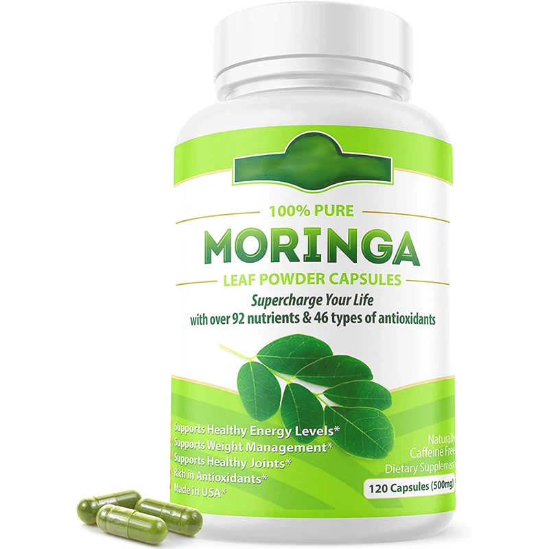 Экстракт листьев Моринги для похудения антиоксидант жевательные