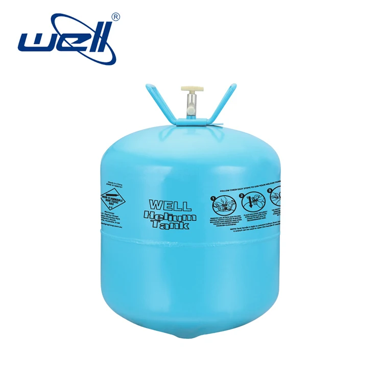 High quality Cheap Price 50LB  Disposable 99.99% purity Helium Gas Cylinder