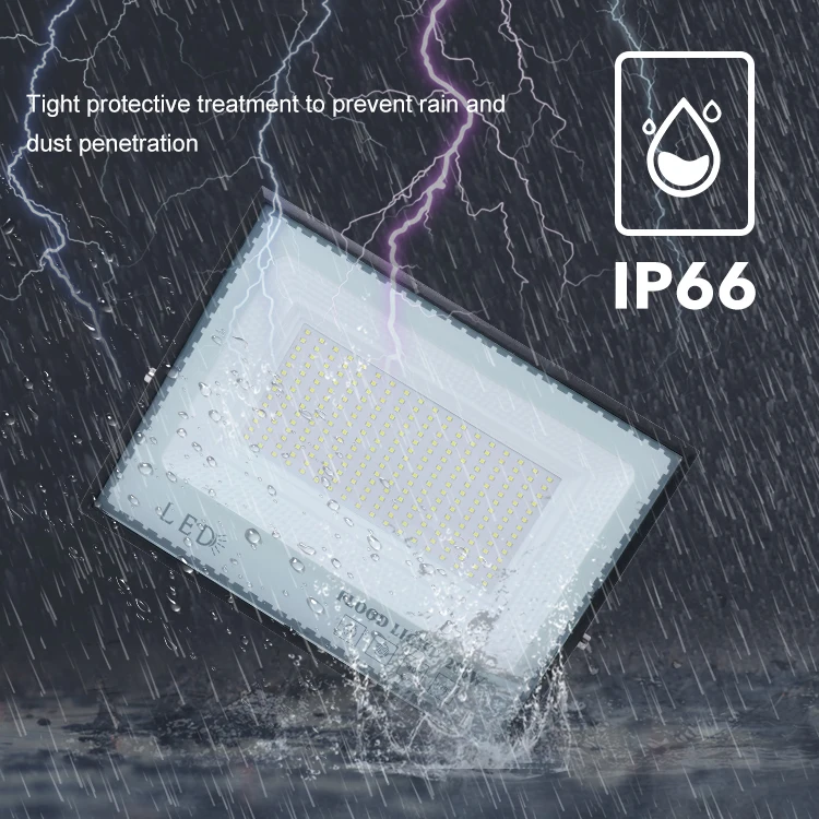 Настраиваемый драйвер напряжения Ip65 водонепроницаемый наружный отражатель светодиодный алюминиевый 30 Вт 50 100 150 200 300 прожектор